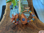 Armadillo Alebrije is Genuine Mexican Folk Art | Vibrant Handcraftsmanship on this Oaxacan Wood Carving is Superb, Collectible Home Decor