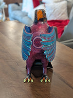 Handcrafted Oaxacan Alebrije Eagle Figurine | Hand Painted Mexican Folk Art  |  Copal Wood Carving Sculpture