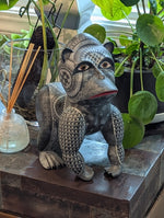 Handmade Oaxacan Alebrije Gorilla Figurine | Hand Painted Mexican Folk Art | Copal Wood Carving Sculpture