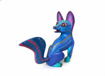 Fox Alebrije is Genuine Mexican Folk Art | Vibrant Handcraftsmanship on this Oaxacan Wood Carving is Superb, Collectible Home Decor