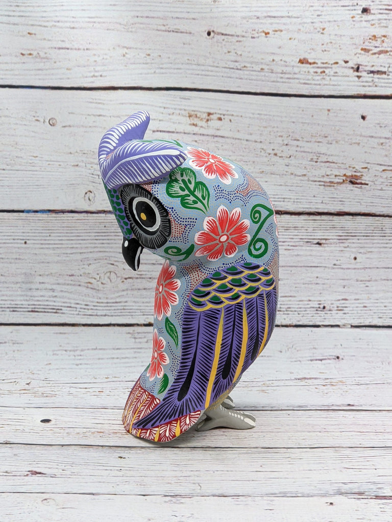 Owl Alebrije Figurine, Handmade Home Decor, Folk Art from Oaxaca Mexic ...