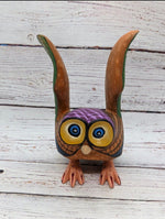Owl Alebrije Figurine, Handmade Home Decor, Oaxaca Mexico Folk Art, Original Wood Sculpture, Carved Animal, Unique Gifts, Owl Statue