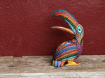 Toucan Alebrije, Oaxaca Mexico Folk Art, Handmade Home Decor, Original Wood Sculpture, Carved Animal, Unique Gift, Genuine Original