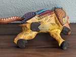 Bull Alebrije, Oaxaca Mexico Folk Art, Handmade Home Decor, Original Wood Sculpture, Carved Animal, Unique Gift, Genuine Original