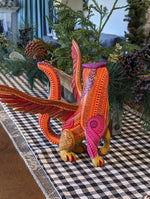 Eagle Alebrije Art, Mexican Wood Carving Home Decor, Handmade Animal Sculpture & Mexican Folk Art Fusion, Eagle Sculpture Art