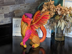 Eagle Alebrije Art, Mexican Wood Carving Home Decor, Handmade Animal Sculpture & Mexican Folk Art Fusion, Eagle Sculpture Art